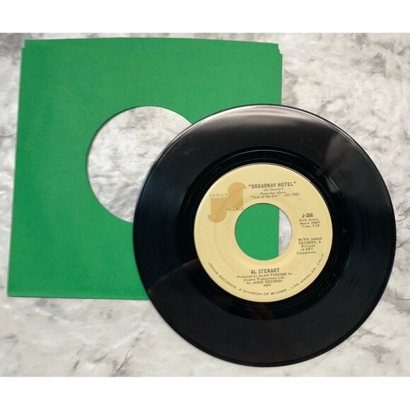 Al Stewart Year of the Cat / Broadway Hotel 45 Vinyl 70s Rock VG+ Janus 266 - Picture 5 of 6